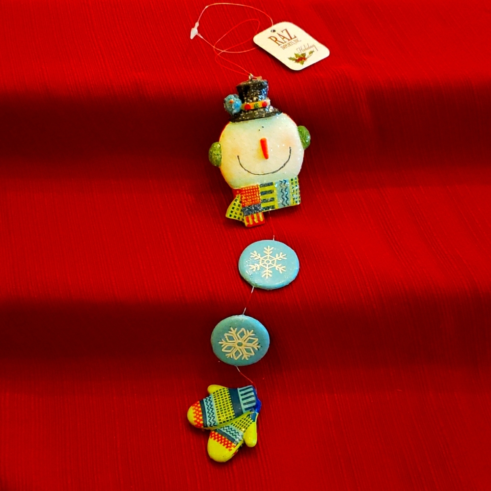 Snowman ⛄  Ornament with Mittens